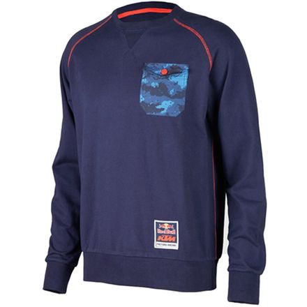 KTM PowerWear Red Bull Team Crew Sweatshirt KTM PowerWear Red Bull Team Crew Sweatshirt