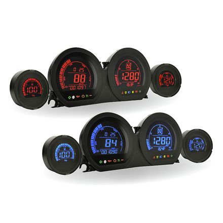 Koso HD-03 Four Gauges Kit