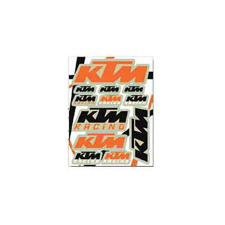 KTM OEM Parts Sticker Sheet