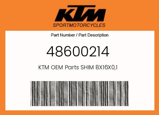 0 Gasgas OEM Part 48600214