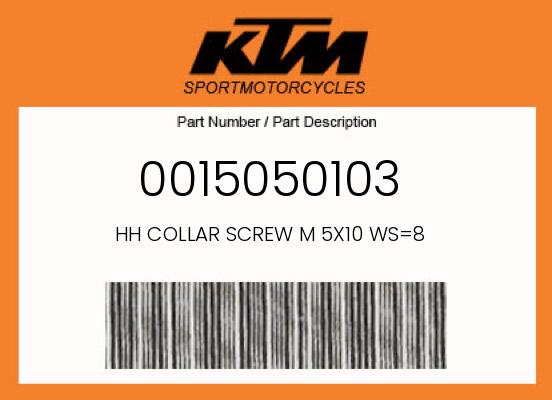 0 KTM OEM Part 0015050103