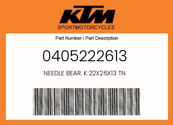 2018 KTM OEM Part 0405222613
