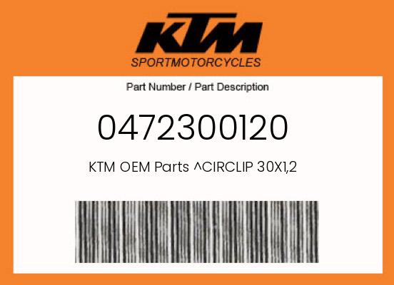 0 Gasgas OEM Part 0472300120