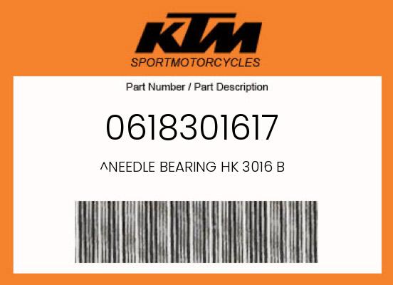 0 KTM OEM Part 0618301617