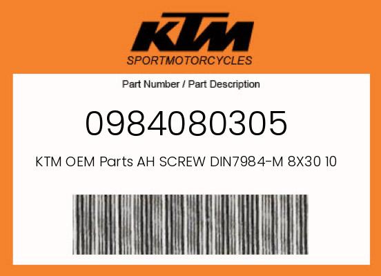 0 KTM OEM Part 0984080305