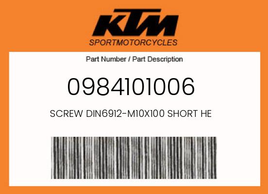 0 KTM OEM Part 0984101006