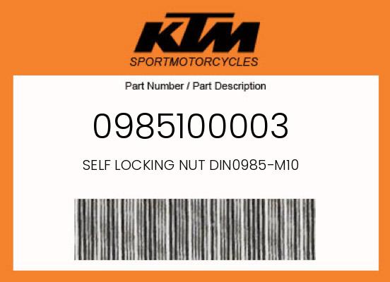 2000 KTM 640E OEM Part 0985100003