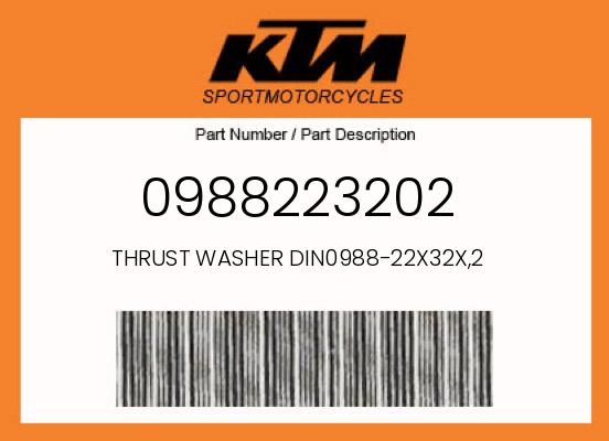 0 Husqvarna OEM Part 0988223202
