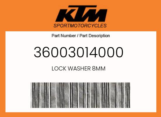 2000 KTM 125EXE OEM Part 36003014000