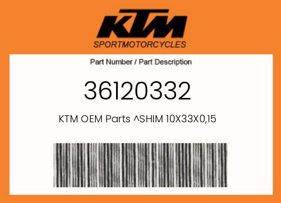 0 Husqvarna OEM Part 36120332