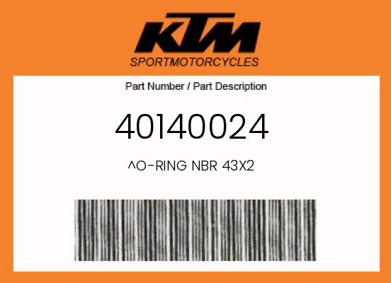 2012 KTM 350XCF OEM Part 40140024