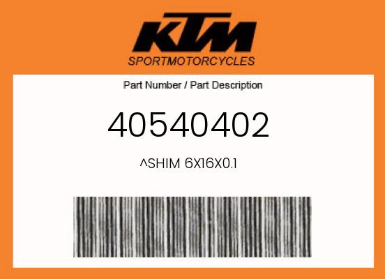 0 Husqvarna OEM Part 40540402