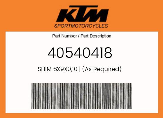 0 Husqvarna OEM Part 40540418