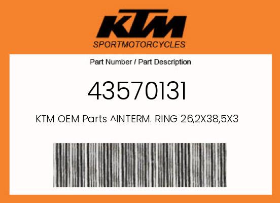 2017 KTM 85SX OEM Part 43570131