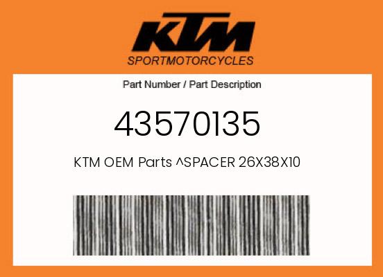 2013 KTM 85SX OEM Part 43570135