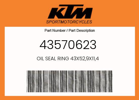 2017 KTM 85SX OEM Part 43570623