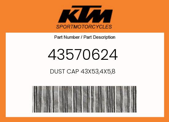 2017 KTM 85SX OEM Part 43570624