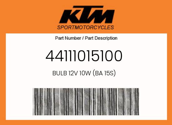 0 KTM OEM Part 44111015100