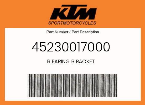 0 KTM OEM Part 45230017000