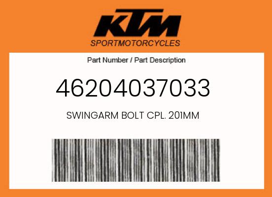 SWINGARM BOLT CPL. 201MM undefined