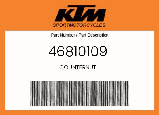 0 KTM OEM Part 46810109