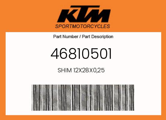 0 Gasgas OEM Part 46810501