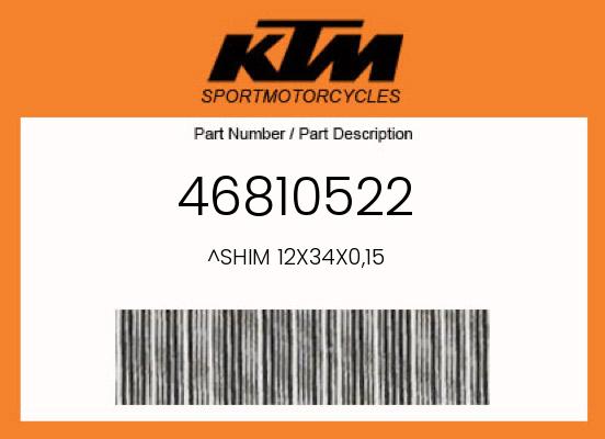 0 Gasgas OEM Part 46810522