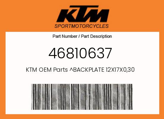 0 Gasgas OEM Part 46810637
