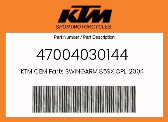 KTM OEM Swingarm 2004-2014 85 SX - 47004030144 undefined