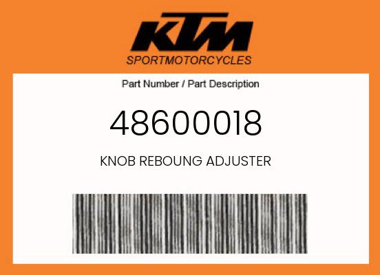 KNOB REBOUNG ADJUSTER undefined