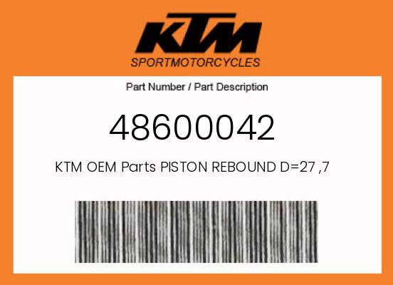 0 KTM OEM Part 48600042