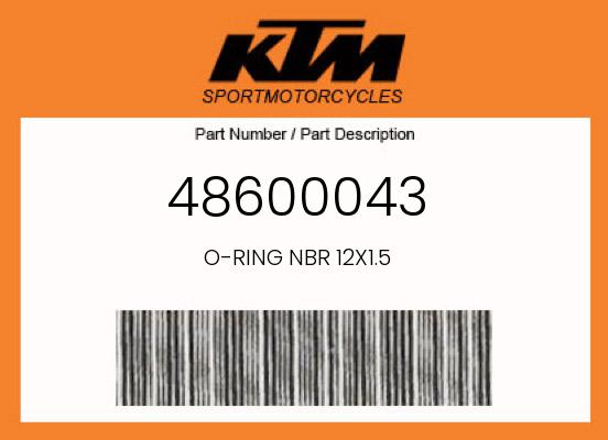 0 KTM OEM Part 48600043