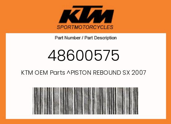 2013 KTM 450XCF OEM Part 48600575
