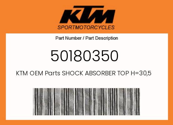 0 KTM OEM Part 50180350