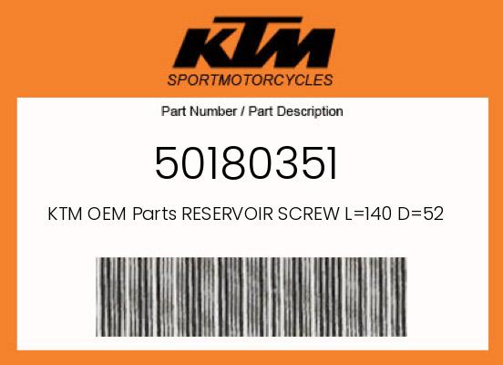 0 KTM OEM Part 50180351