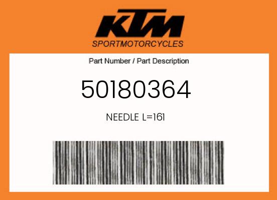 0 KTM OEM Part 50180364