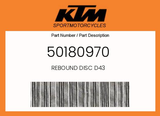 0 KTM OEM Part 50180970