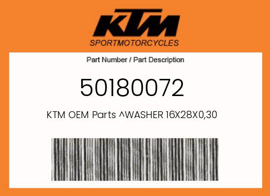 0 Husqvarna OEM Part 50180072