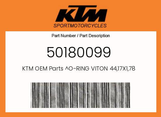 0 KTM OEM Part 50180099
