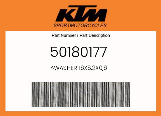 2017 KTM 250XCF OEM Part 50180177
