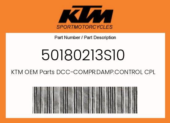 0 KTM OEM Part 50180213S10
