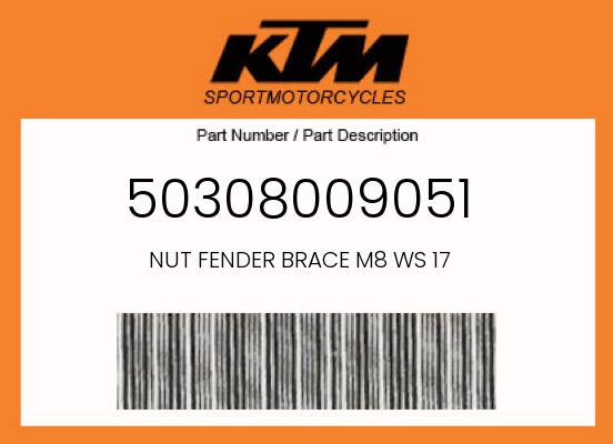 0 KTM OEM Part 50308009051