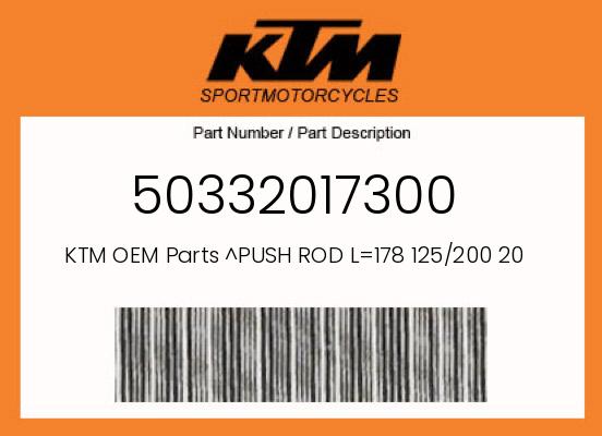 0 Husqvarna OEM Part 50332017300