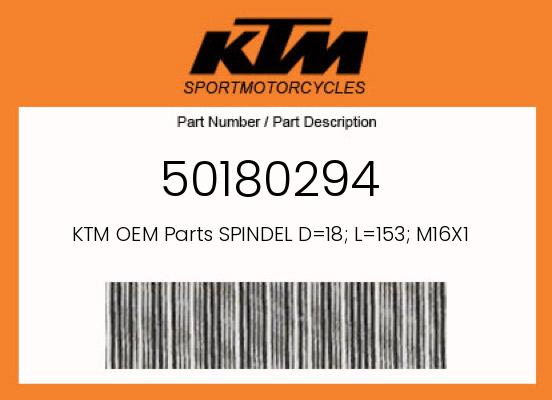 0 KTM OEM Part 50180294