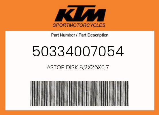 0 Husqvarna OEM Part 50334007054