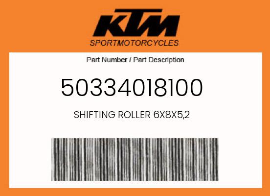 2018 KTM OEM Part 50334018100