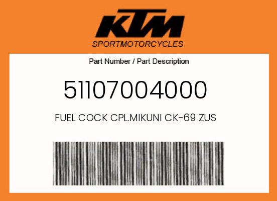 0 KTM OEM Part 51107004000