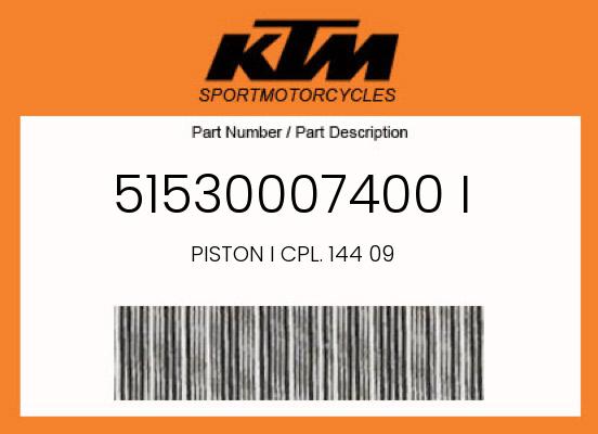 0 KTM OEM Part 51530007400 I