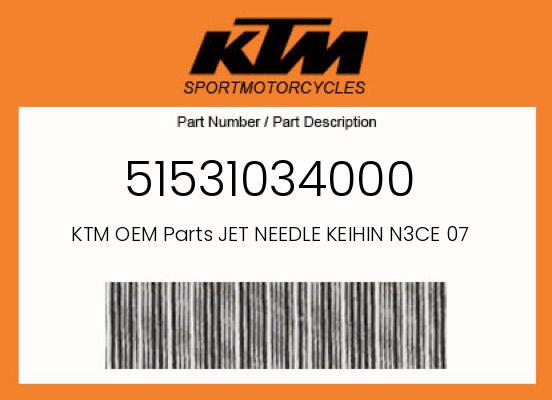 0 KTM OEM Part 51531034000