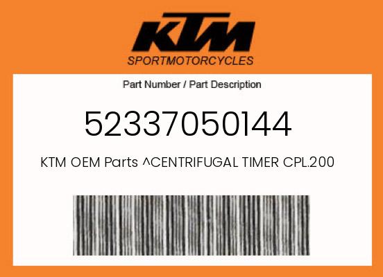 0 KTM OEM Part 52337050144